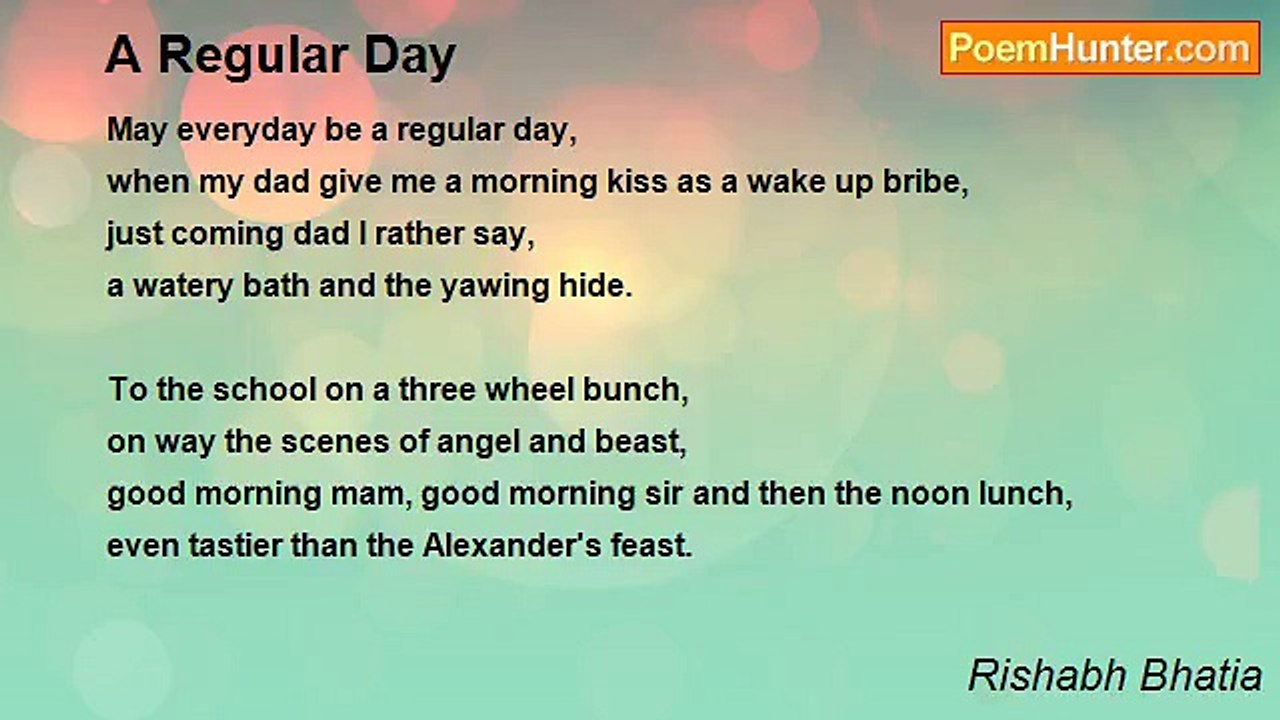 Rishabh Bhatia - A Regular Day