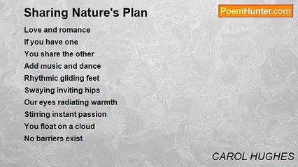 CAROL HUGHES - Sharing Nature's Plan