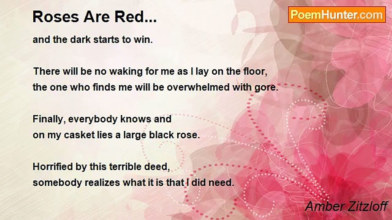 Amber Zitzloff - Roses Are Red...