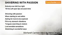 Morhardt Carmen Mencita Monoi Angel - SHIVERING WITH PASSION
