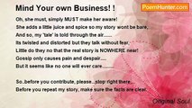 Vijaiya Ramkissoon - Mind Your own Business! !