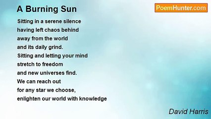 David Harris - A Burning Sun