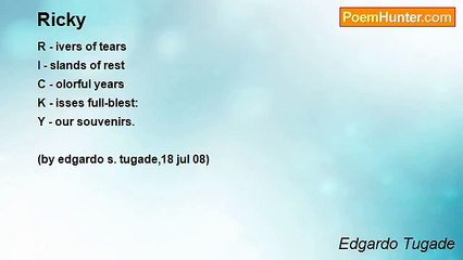 Edgardo Tugade - Ricky