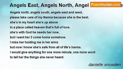 danielle snowden - Angels East, Angels North, Angel south and West