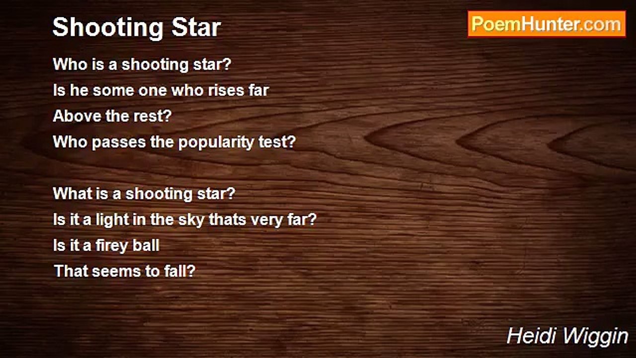 Heidi Wiggin - Shooting Star