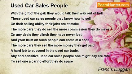 Francis Duggan - Used Car Sales People