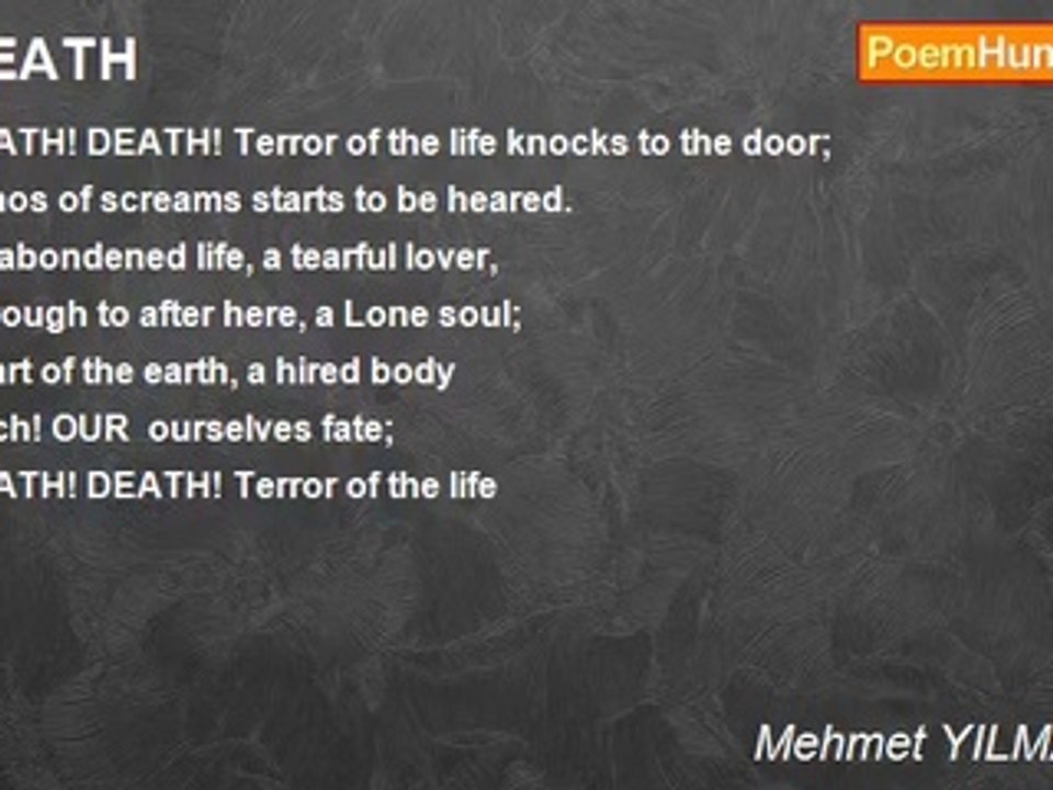 Mehmet YILMAZLAR - DEATH