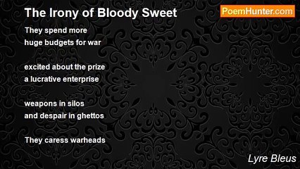 Lyre Bleus - The Irony of Bloody Sweet
