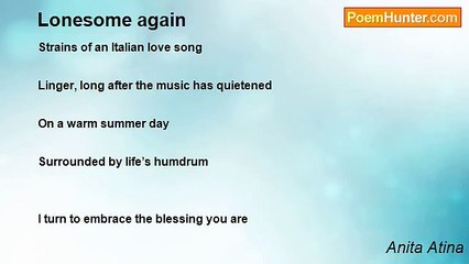 Anita Atina - Lonesome again