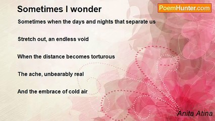 Anita Atina - Sometimes I wonder