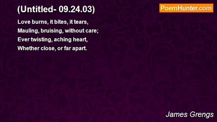 James Grengs - (Untitled- 09.24.03)