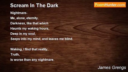 James Grengs - Scream In The Dark