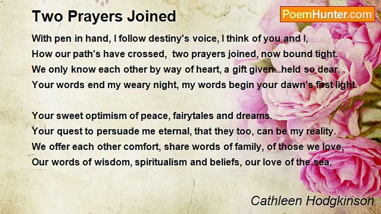 Cathleen Hodgkinson - Two Prayers Joined