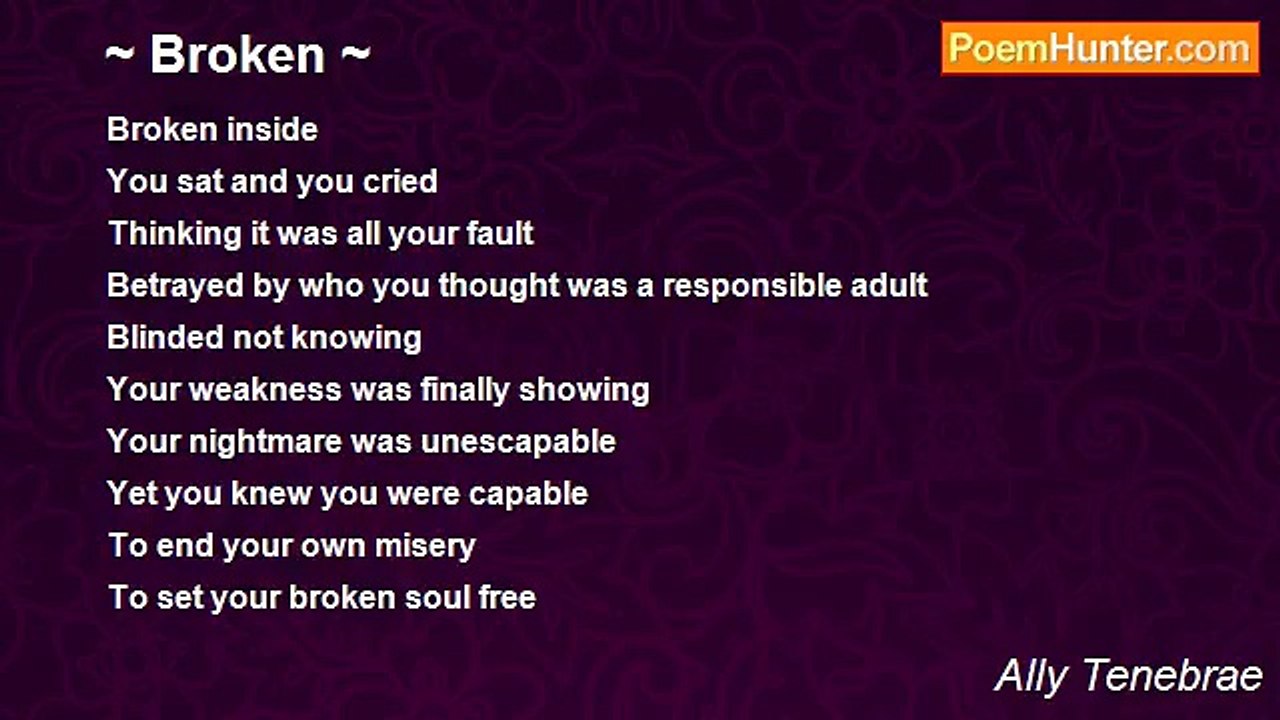 Ally Tenebrae - ~ Broken ~