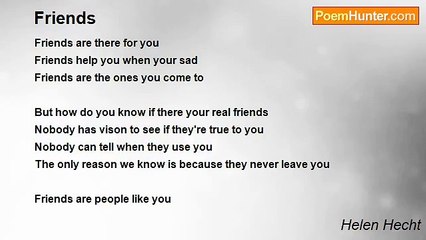 Helen Hecht - Friends