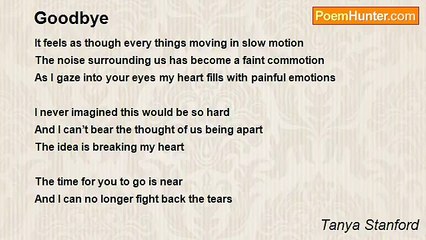 Tanya Stanford - Goodbye