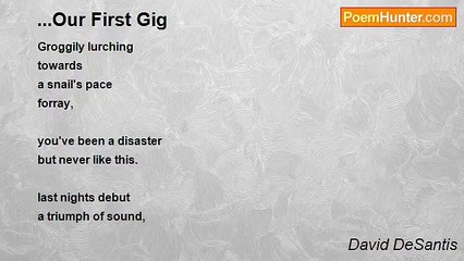 David DeSantis - ...Our First Gig