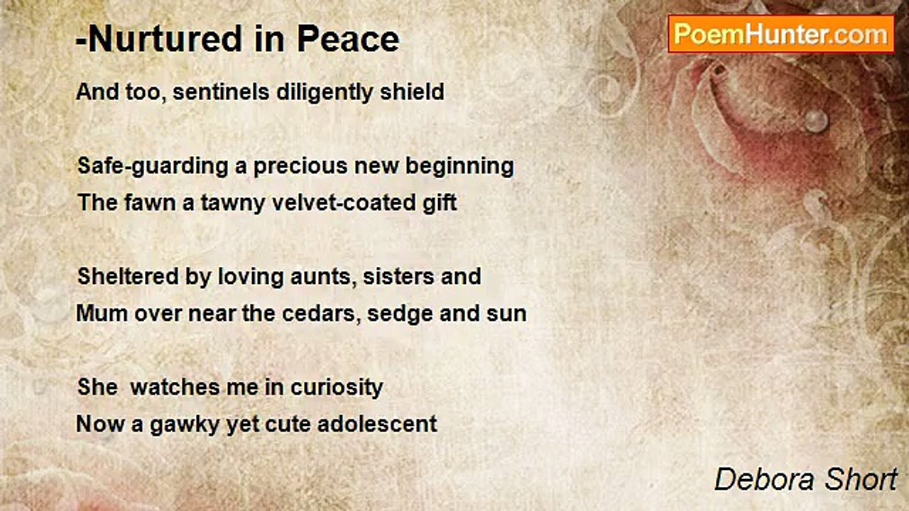 Debora Short - -Nurtured in Peace