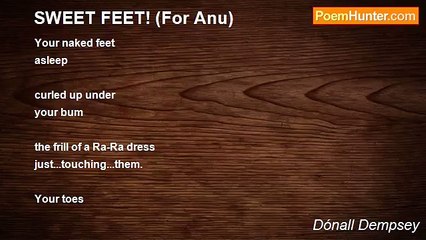 Dónall Dempsey - SWEET FEET! (For Anu)