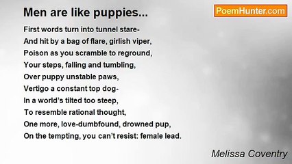 Melissa Coventry - Men are like puppies...