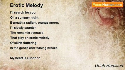Uriah Hamilton - Erotic Melody
