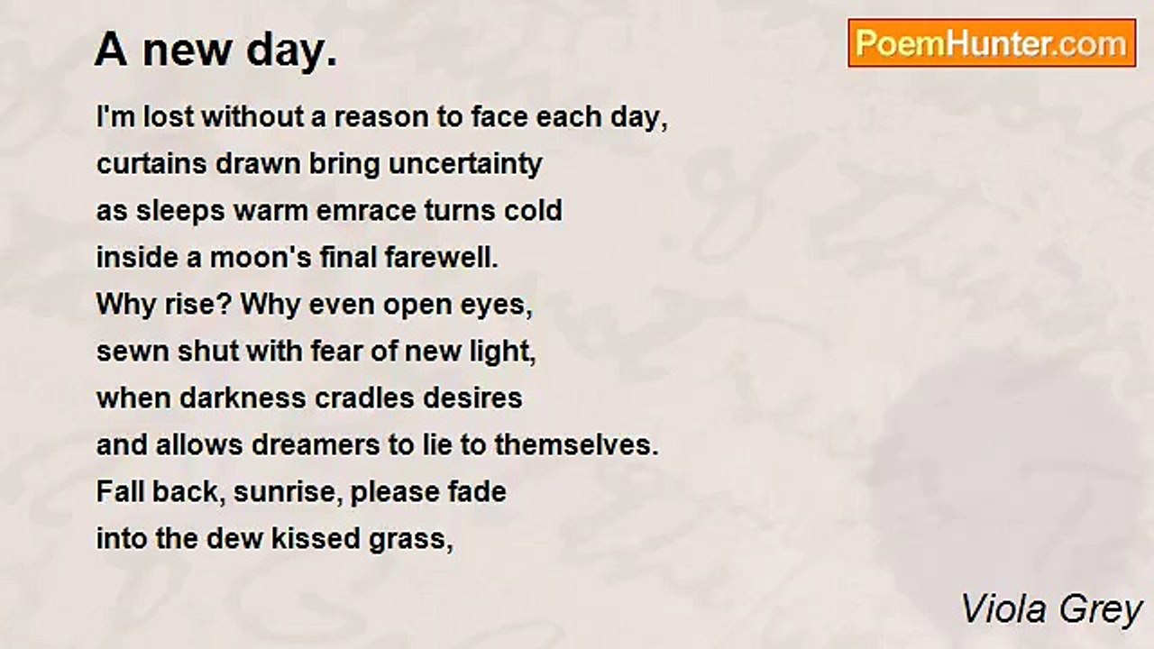 Viola Grey - A new day.