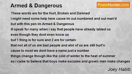 Joey Habib - Armed & Dangerous