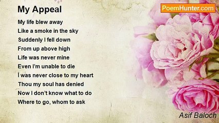 Asif Baloch - My Appeal
