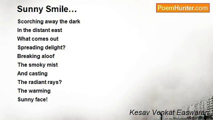 Kesav Venkat Easwaran - Sunny Smile…