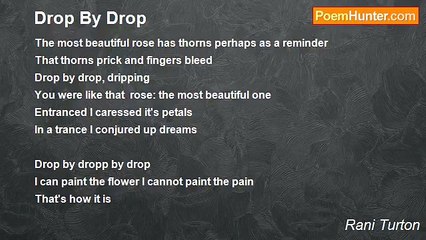 Rani Turton - Drop By Drop