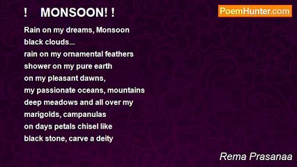 Rema Prasanaa - !    MONSOON! !