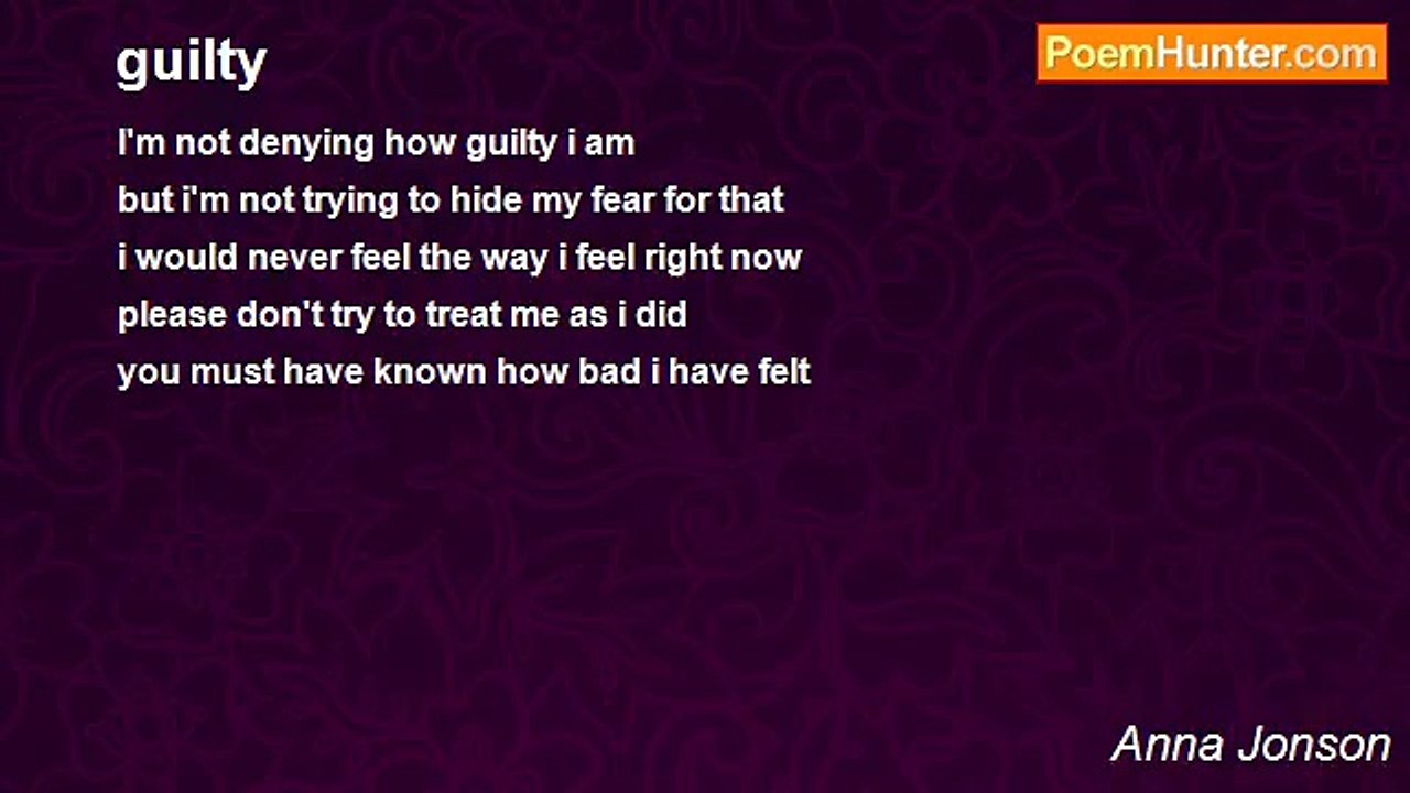 Anna Jonson - guilty