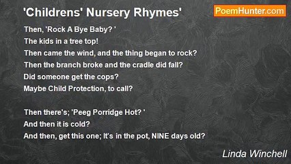 Linda Winchell - 'Childrens' Nursery Rhymes'
