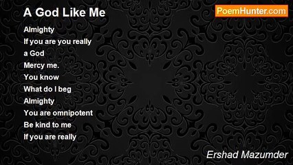 Ershad Mazumder - A God Like Me