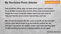 Donna Nimmo - My Hurricane Panic Attacks