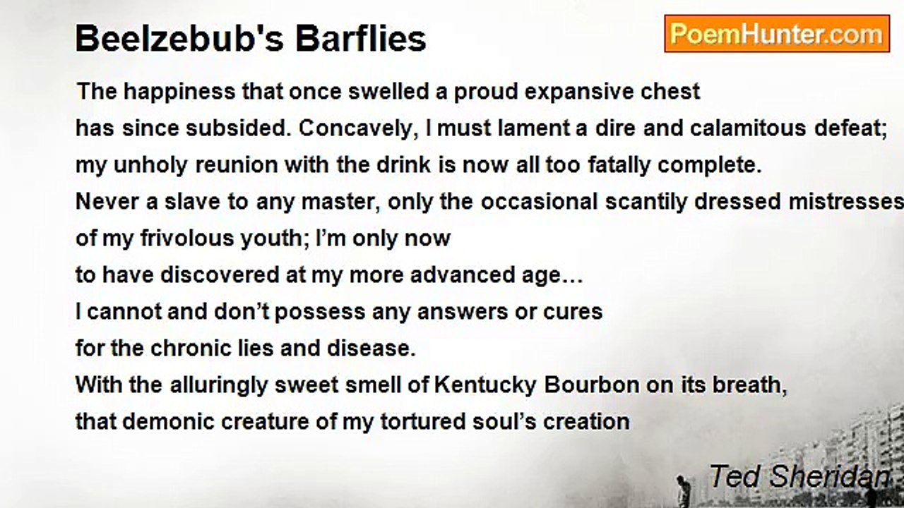 Ted Sheridan - Beelzebub's Barflies