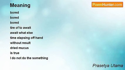 Prasetya Utama - Meaning