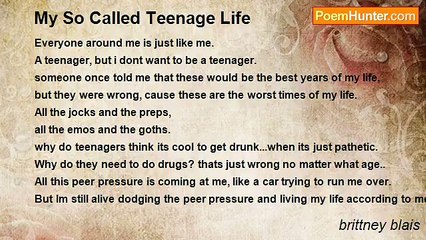 brittney blais - My So Called Teenage Life