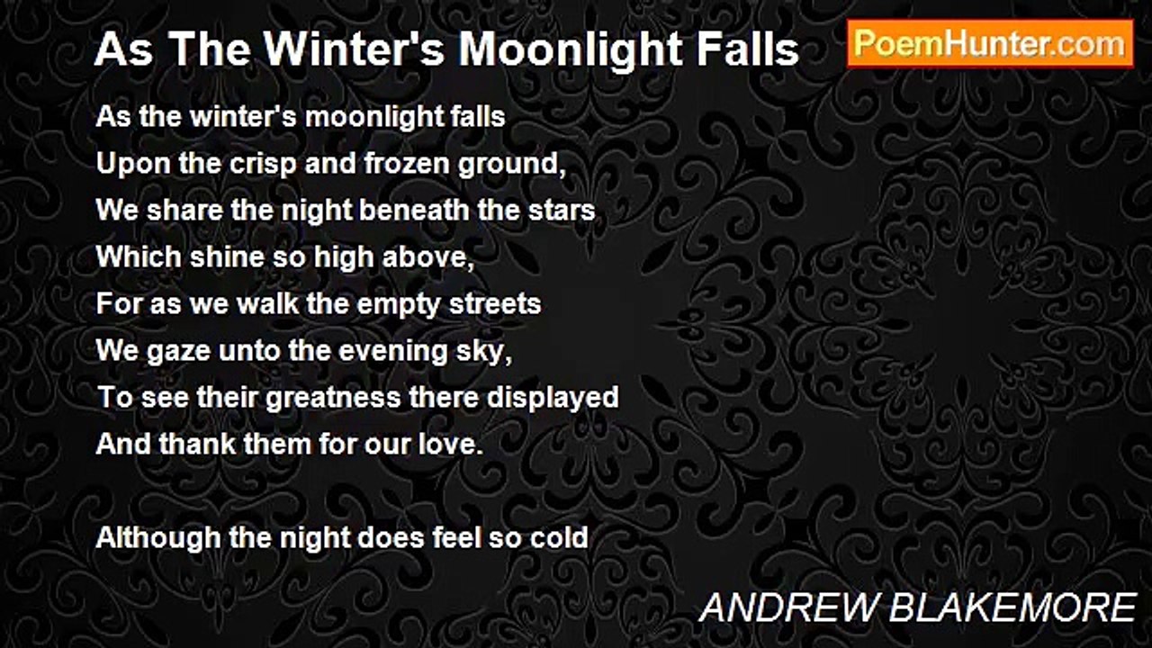 ANDREW BLAKEMORE - As The Winter's Moonlight Falls
