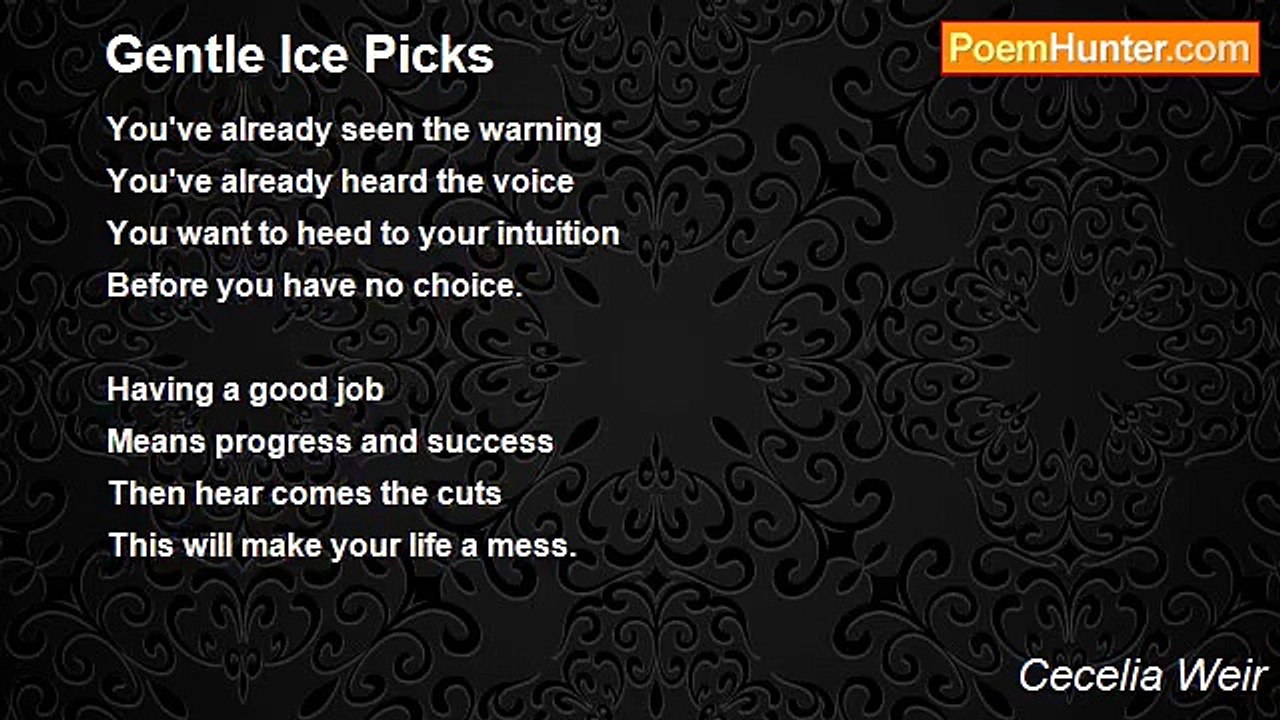 Cecelia Weir - Gentle Ice Picks