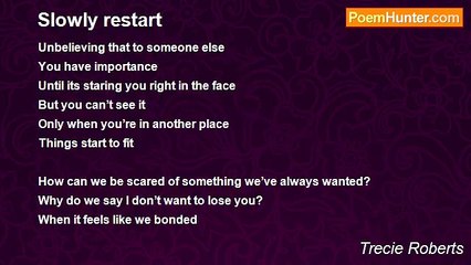 Trecie Roberts - Slowly restart