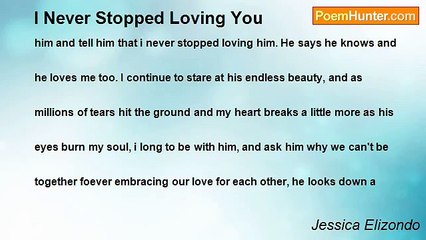 Jessica Elizondo - I Never Stopped Loving You
