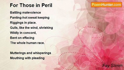 Fay Slimm - For Those in Peril