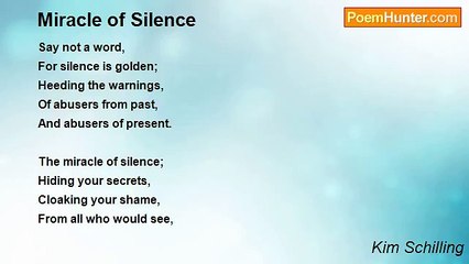 Kim Schilling - Miracle of Silence