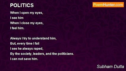 Subham Dutta - POLITICS
