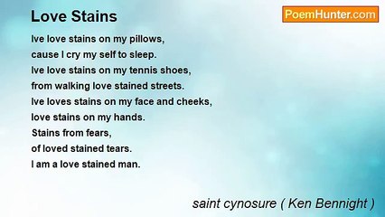 saint cynosure ( Ken Bennight ) - Love Stains