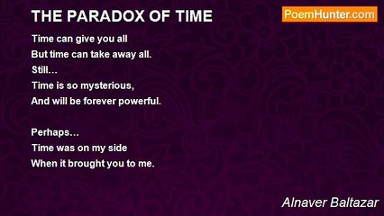 Alnaver Baltazar - THE PARADOX OF TIME