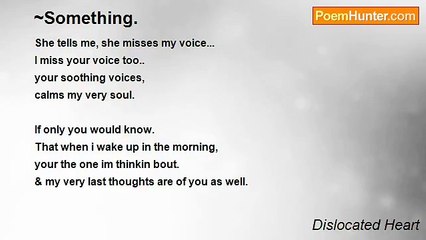 Dislocated Heart - ~Something.