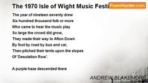 ANDREW BLAKEMORE - The 1970 Isle of Wight Music Festival