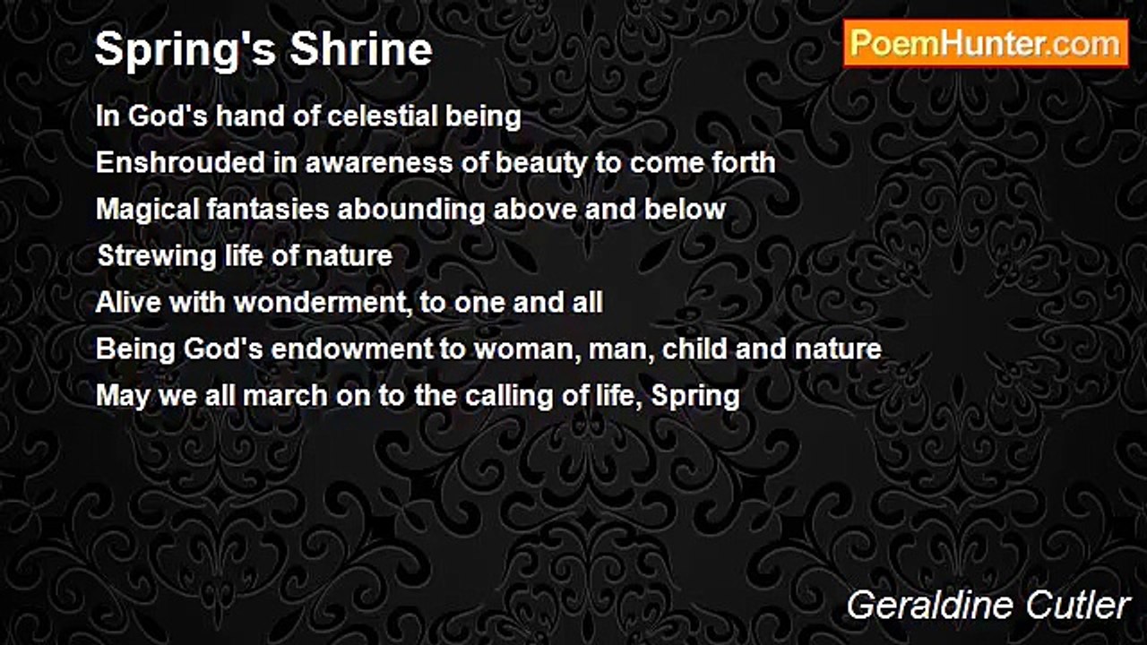 Geraldine Cutler - Spring's Shrine